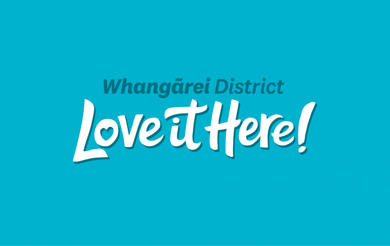 Whangarei District Love it Here logo
