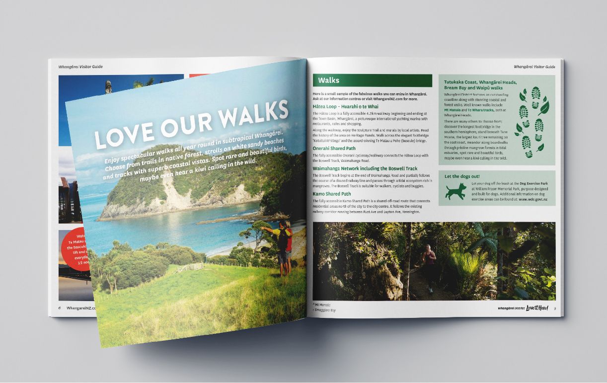 Whangarei District - Love it Here Visitor Guide opened