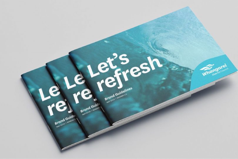 Whangarei District Council brand story booklet
