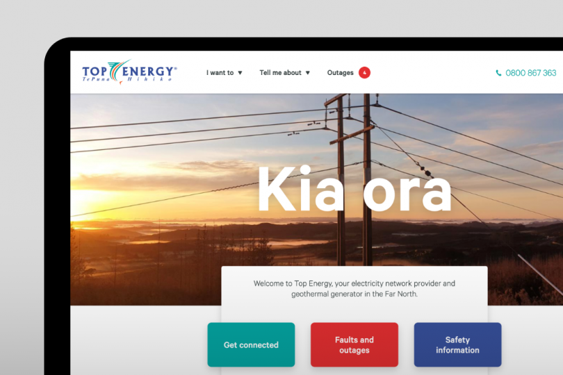 Top Energy Website - Creating a digital footprint for a top notch crew at the top of the country